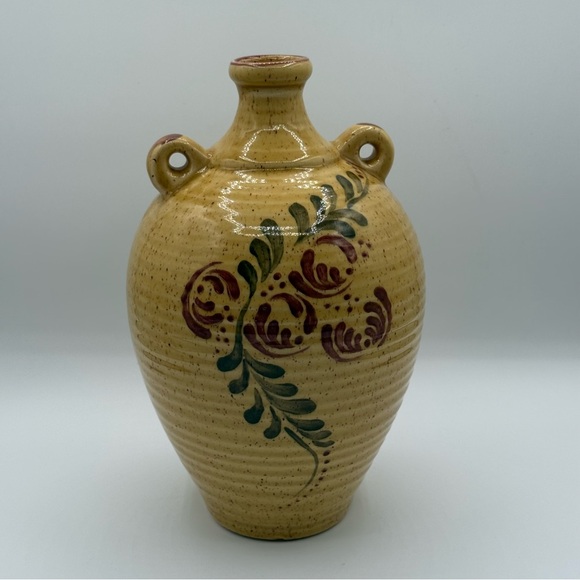 Haeger Pottery Handpainted Flower Jar Pot - Picture 13 of 15